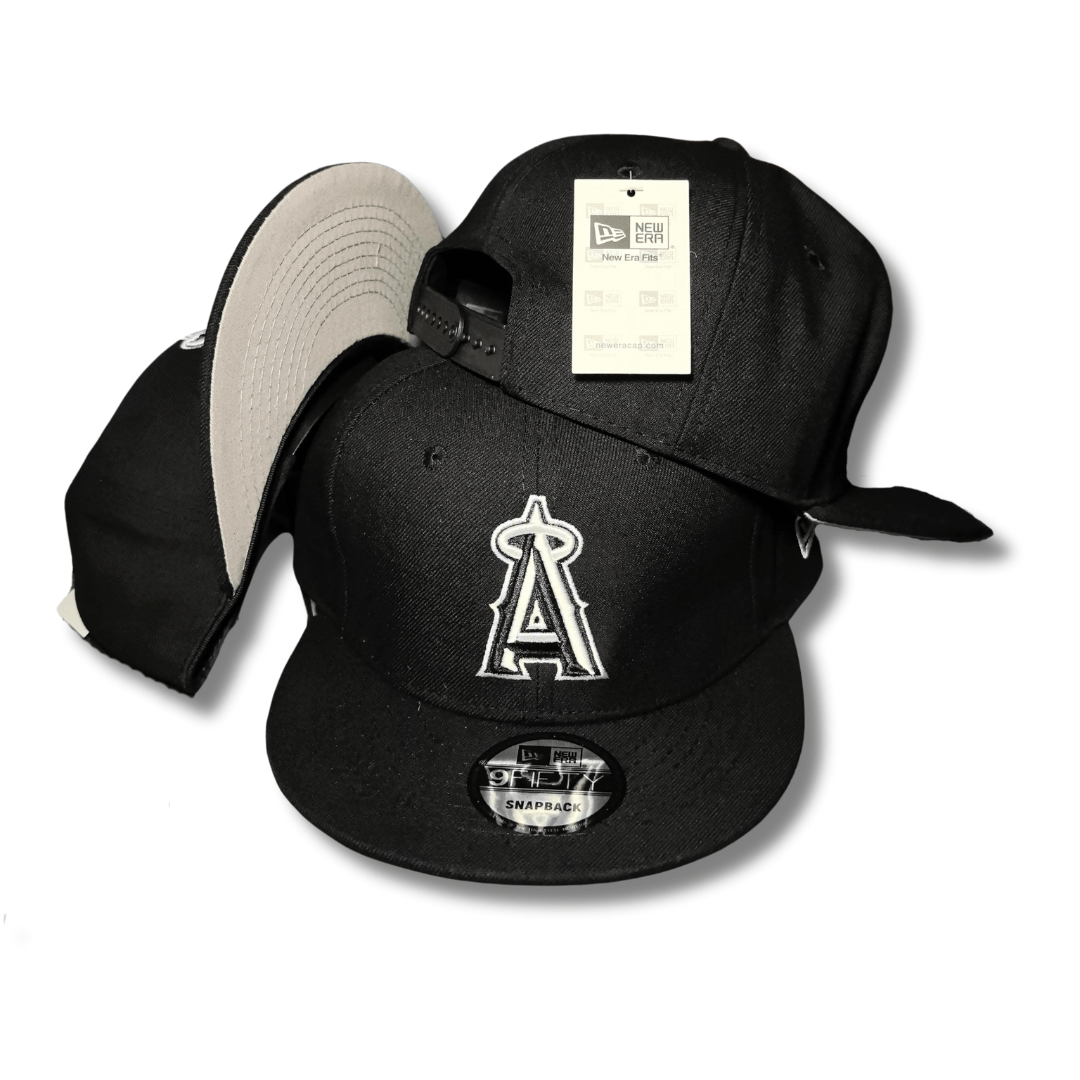 New Era Los Angeles Anaheim Angels Black 9FIFTY - Snapback Cap