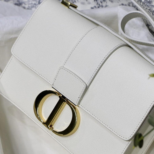 Dior 30 MONTAIGNE BAG Latte Box Calfskin