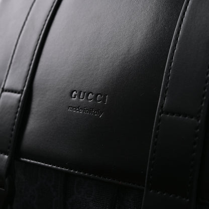 Gucci GG Supreme Monogram Backpack with Web Stripe