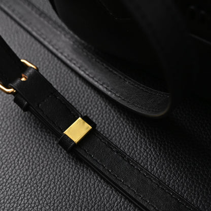 Miu Miu Leather Top Handle Satchel – Classic Black