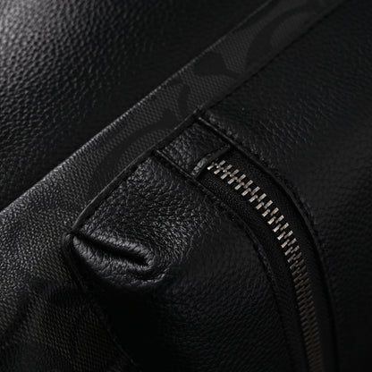 Coach Men’s Leather Backpack – Black Signature Canvas