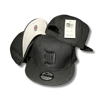 New Era Flat Brim 9FIFTY Heather Jersey Detroit Tigers MLB Stone - Snapback Cap