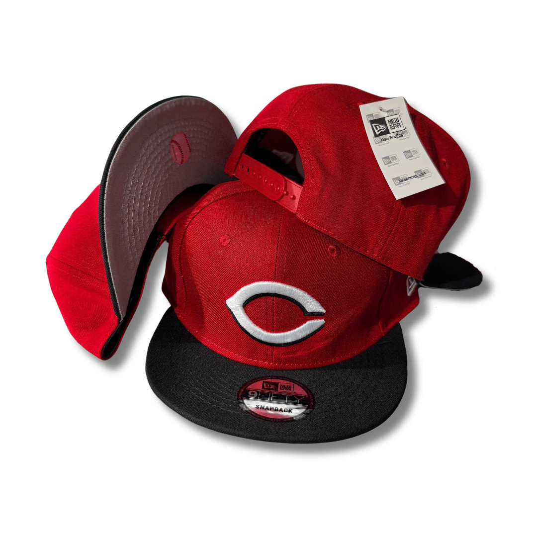 Cincinnati Reds 59 Fifty with Black Brim – Snapback Cap