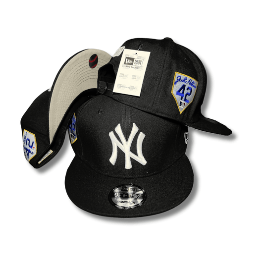New York Yankees Black Jackie Robinson Patch – Snapback Cap