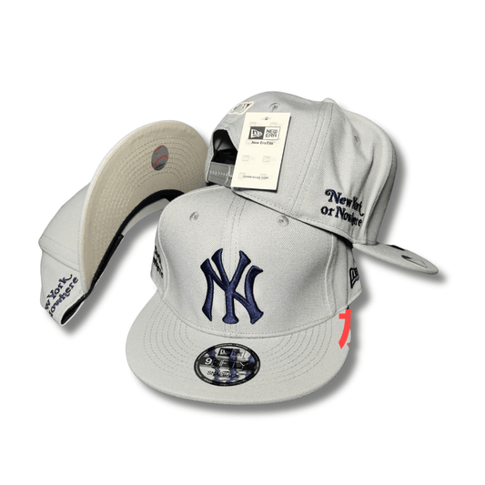 New York Yankees 9FIFTY Light Grey “New York or Nowhere” – Snapback Cap