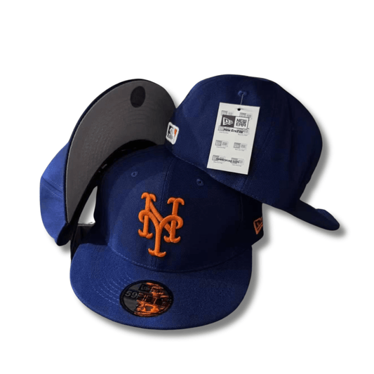 New York Mets MLB Cap with Classic Team Logo Royal Blue – Fitted Cap