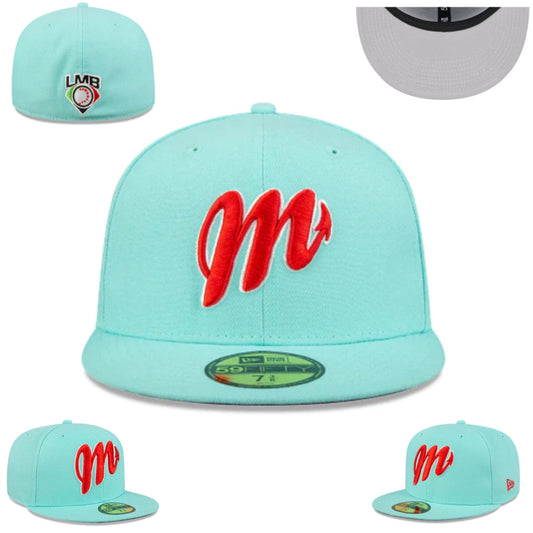 Mexico World Baseball Classic 59FIFTY Fitted Hat – Black and Red with Flag Patch